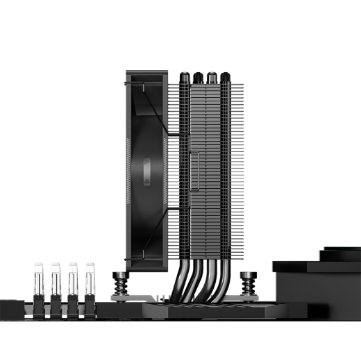 Вентилятор для процессора PCCooler RT400 BK TDP 235W 4-pin LGA 18XX/1700/1200/115x AM5/AM4 Черный