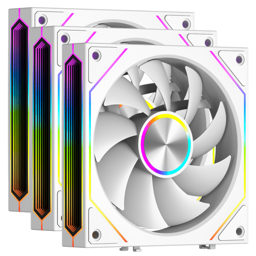 Вентилятор для корпуса PCCooler F3 X120 ARGB WH 3IN1 3x120mm 800-1800±10% RPM White