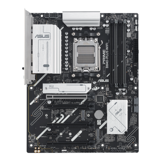 Материнская плата ASUS PRIME B840-PLUS WIFI AM5 4xDDR5 4xSATA 3xM.2 HDMI 2xDP mATX