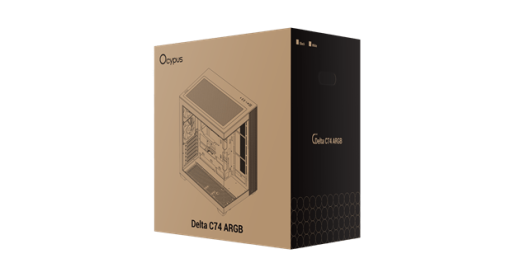 Корпус Ocypus Delta C74 BK ARGB ATX/MATX/ITX, USB3.0x2, Type C, Черный, Delta-C74-BKD200XX-GL