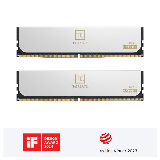 Оперативная память 32GB Kit (2x16GB) 6000MHz DDR5 TeamGroup EXPERT CL38 White CTCWD532G6000HC38ADC01