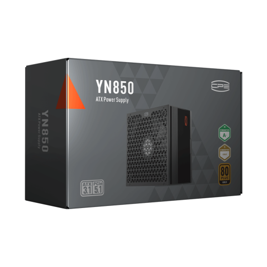 Блок питания PCCooler  850W, YN850, Full Modular, 80+ GOLD, ≥90.5%, Fan 135mm, Черный, P5-YN850-G1F