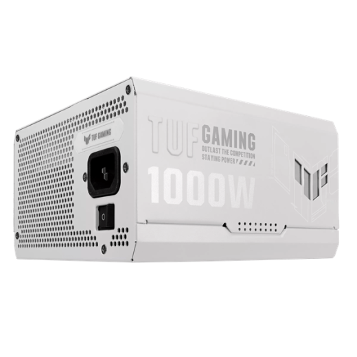 Блок питания ASUS 1000W, TUF Gaming 1000W Gold White Edition, Full Modular, TUF-GAMING-1000G-WHITE