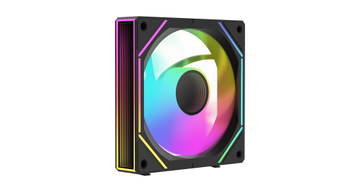 Вентилятор для корпуса Ocypus Gamma F12 UNI BK ARGB REVERSE BLADE 1x(123x120x25mm), 800-1800 RPM Чер