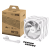 Вентилятор для корпуса ASUS PRIME MR120 FAN ARGB REVERSE WHITE 3IN1 120x120x28 MR120-1R/WH/3 IN 1//