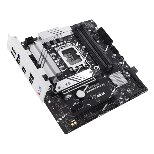 Материнская плата ASUS PRIME B760M-PLUS, LGA1700 4xDDR5 4xSATA3 2xM.2 RAID HDMI DP mATX