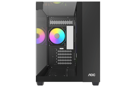 Корпус AOC CG399MB 3F M-ATX/ITX 2xUSB3.0 1xType-C 1xAudio/Mic Черный AOC-CG399M-BF3V1R0T3-G