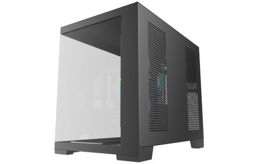 Корпус AOC CG392B 3F M-ATX/ITX 1xUSB2.0 1xUSB3.0 1xType-C 1xAudio/Mic Черный AOC-CG392-BF3V2R0T2-G