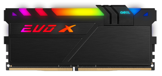 Оперативная память 16GB GEIL DDR4 3200MHz UDIMM PC4-25600 EVO X II Black RGB GEXSB416GB3200C16BSC