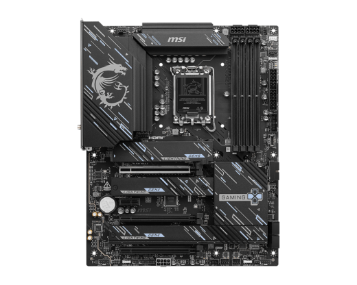 Материнская плата MSI Z890 GAMING PLUS WIFI LGA1851 4xDDR5 6xSATA3 RAID 4M.2 HDMI DP ATX