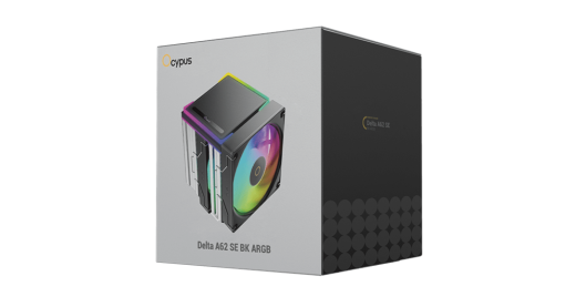 Вентилятор для процессора Ocypus Delta A62 SE BK ARGB TDP 250W 4-pin 1851/1700/1200/AM5/AM4 Черный