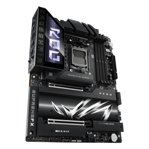 Материнская плата ASUS ROG CROSSHAIR X870E HERO AM5 4xDDR5 4xSATA Raid 4xM.2 10xUSB ATX