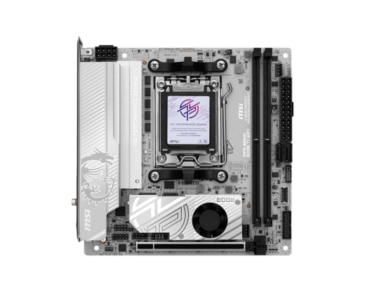 Материнская плата MSI MPG B850I EDGE TI WIFI AM5 B850 2xDDR5 2xSATA RAID 2xM.2 HDMI Type-C mTX