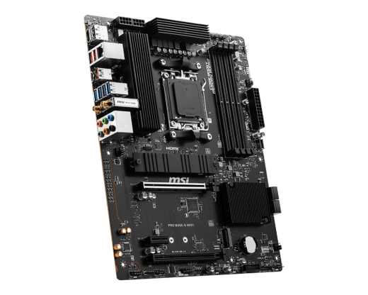 Материнская плата MSI PRO B650-S WIFI AM5 B650 4xDDR5 4xSATA3 RAID 2xM.2 HDMI DP ATX