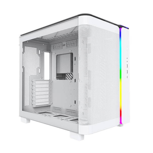 Корпус Montech KING 95 (W) ATX/Micro-ATX/Mini-ITX 2xUSB3.0 1xType-C 1xAudio 1xMic Белый