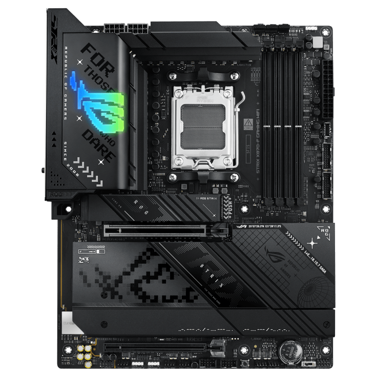 Материнская плата ASUS ROG STRIX X870-F GAMING WIFI AM5 4xDDR5 2xSATA RAID 4xM.2 HDMI DP WiFi ATX