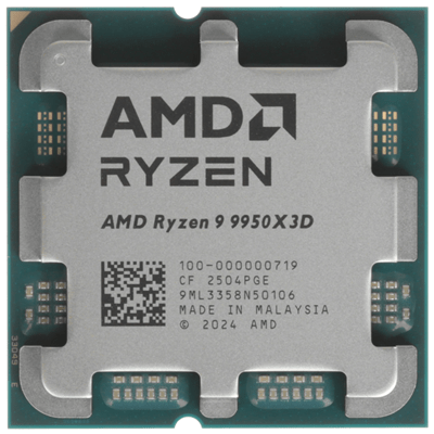 Процессор AMD Ryzen 9 9950X3D 4,3Гц (5,7ГГц Turbo) 16C/32T 128MB L3 170W AM5 OEM 100-000000719