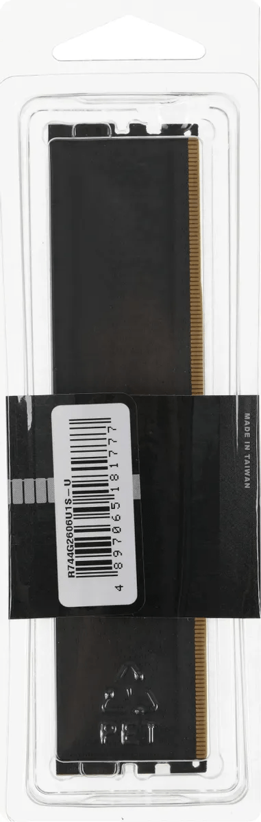 Оперативная память  4GB DDR4 2666MHz AMD Radeon R7 Performance Series R744G2606U1S-U Retail Pack