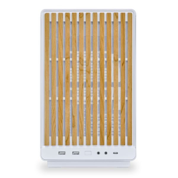 Корпус Lian Li A3-mATX W-W mATX/ITX G99.A3W-WD.00 БП ATX/SFX/SFX-L, LIAN LI Edge PSU, Белый-Дерево