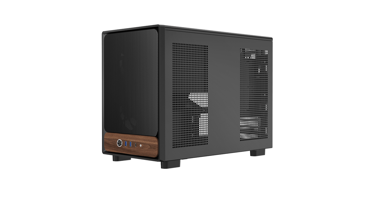 Корпус Ocypus Delta C40 BK Digital mATX/mini-ITX 2xUSB3.0 1xType-C Черный Delta-C40-BKG300XX-GL
