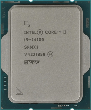 Процессор Intel Core i3-14100 3.5GHz 4/8 Raptor Lake Refresh UHD770 60W LGA1700 OEM