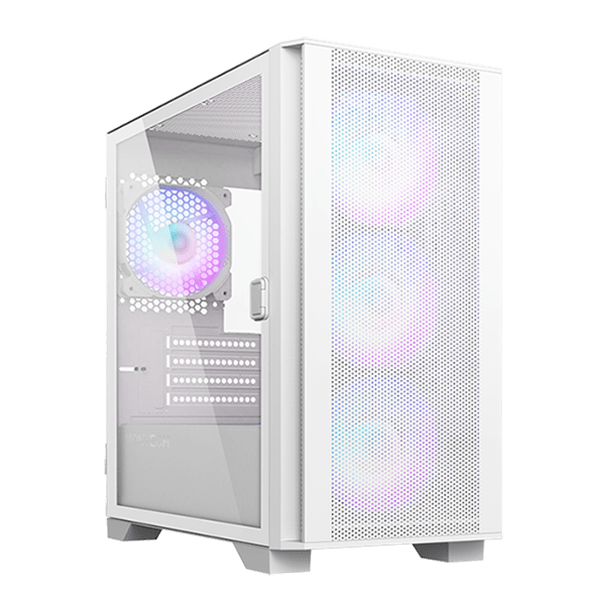Корпус Montech AIR 100 ARGB (W) Micro-ATX/Mini-ITX 2xUSB3.0 1xUSB2.0 1xAudio 1xMic Белый