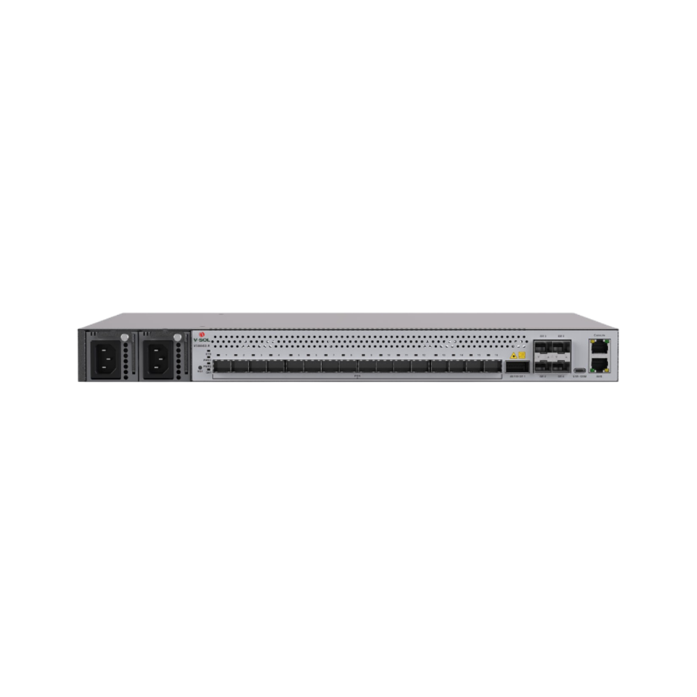 V-SOL V3600G2-R — OLT-коммутатор (1U, 19", 16× Combo PON GPON/XG(S)-PON, 4× 25GE SFP28, 1× 100GE QSFP28, 2× AC)