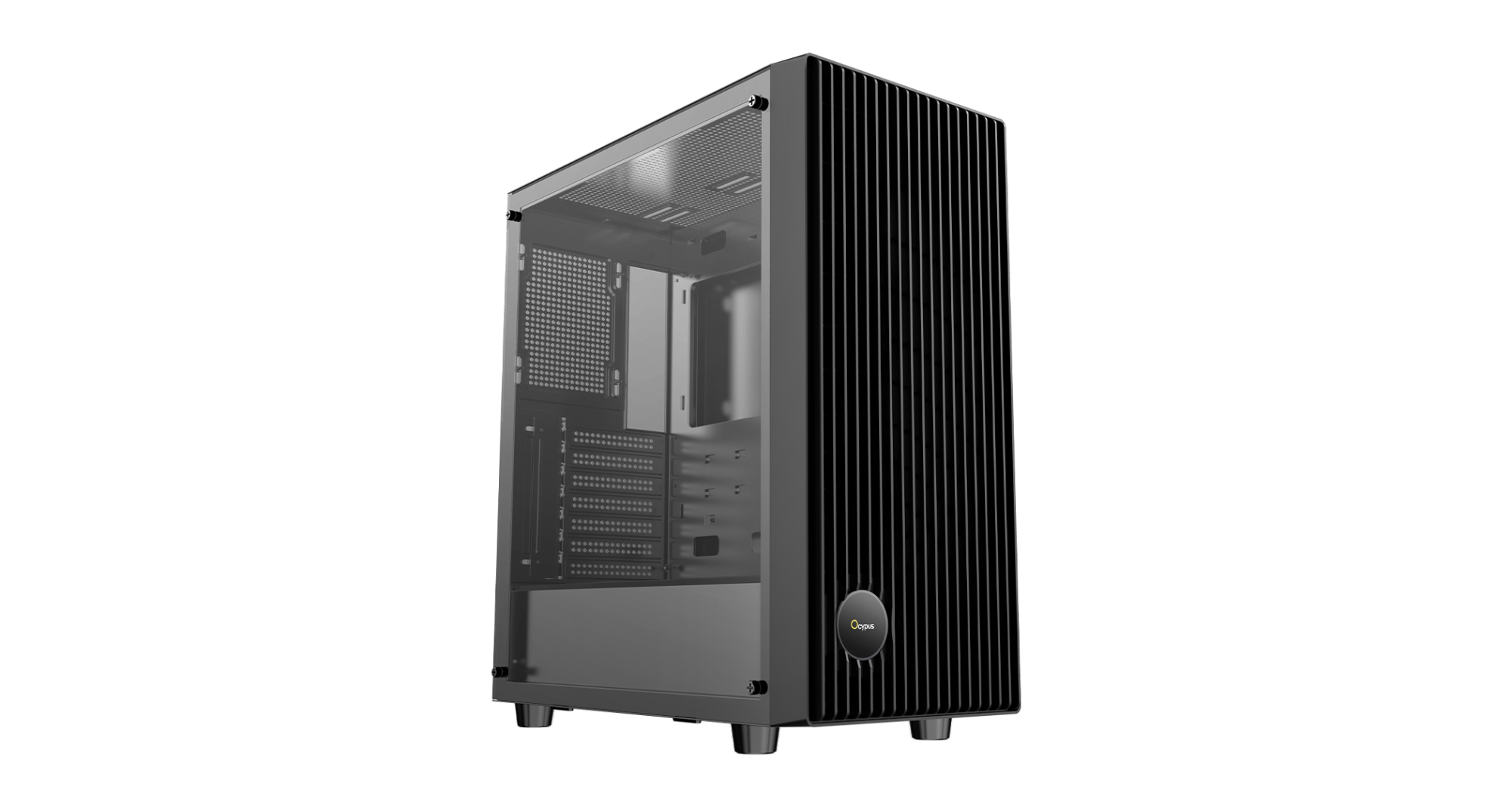 Корпус Ocypus Gamma C70 BK ATX/mATX/ITX 2xUSB Черный Gamma-C70-BKG000XX-GL