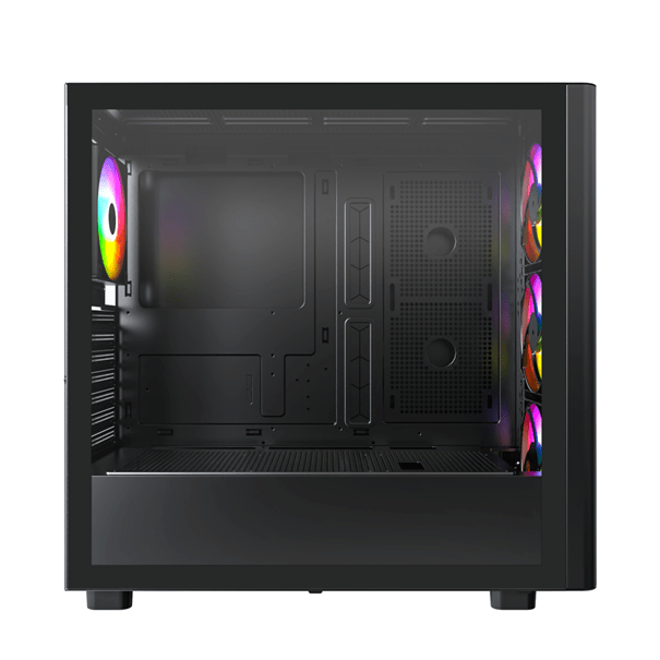 Корпус Montech XR Wood (B) ATX/Micro-ATX/Mini-ITX 2xUSB3.0 1xType-C 1xAudio 1xMic Черный