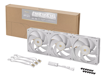 Вентилятор для корпуса ASUS PROART PF120 FAN PWM WHITE 3IN1 120x120x28 PF120-1/WT/3 IN 1//