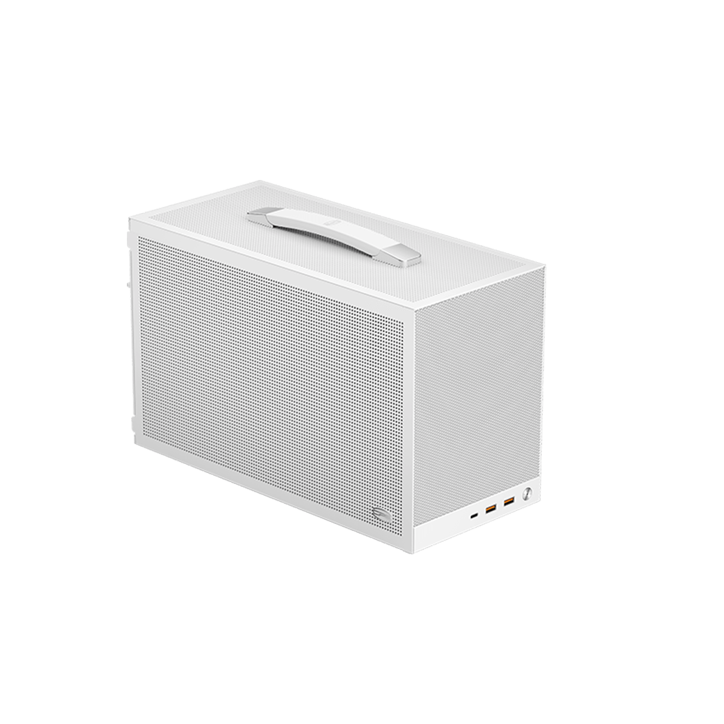 Корпус PCCooler K101 MESH WH 3F ITX 2xUSB3.0, 1xUSB-C, 3xFans, 1x3.5", 4x2.5" White