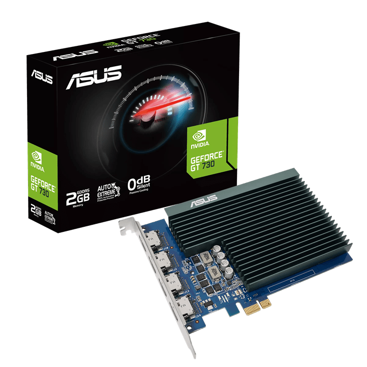 Видеокарта ASUS GeForce  GT730 2GB GDDR5 64-bit 4xHDMI GT730-4H-SL-2GD5