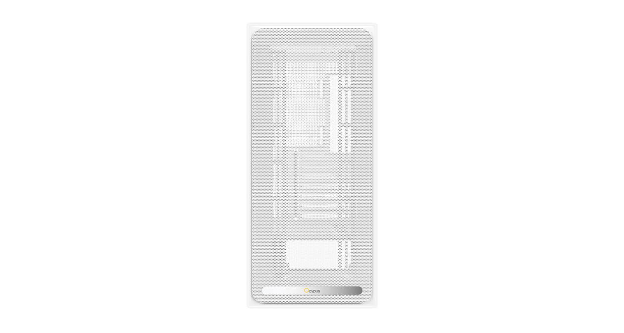 Корпус Ocypus Delta C70 WH EATX/ATX/mATX/mini-ITX 2xUSB 1xType-C Audio Белый Delta-C70-WHG000XX-GL