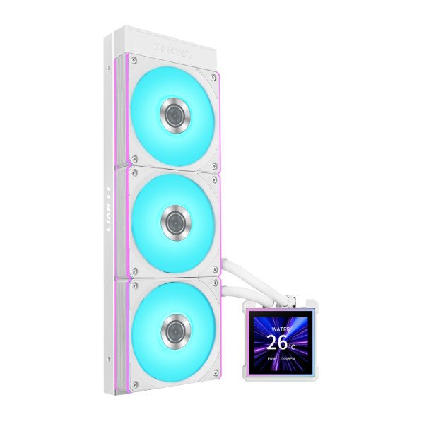 Водяное охлаждение для CPU Lian Li HydroShift II LCD-S 360 CL 3x120mm White G89.GHS2LCDS36CW.00