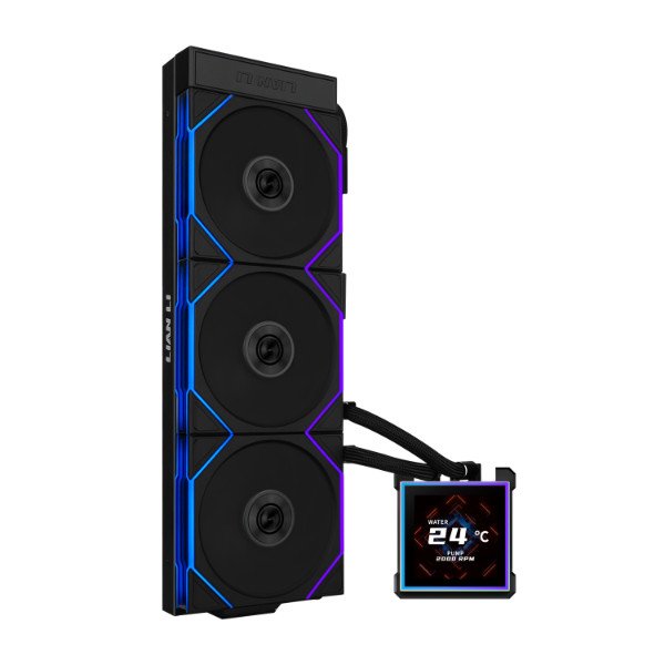 Водяное охлаждение для CPU Lian Li HydroShift II LCD-S 360TL 3x120mm Black G89.GHS2LCDS36TFB.00