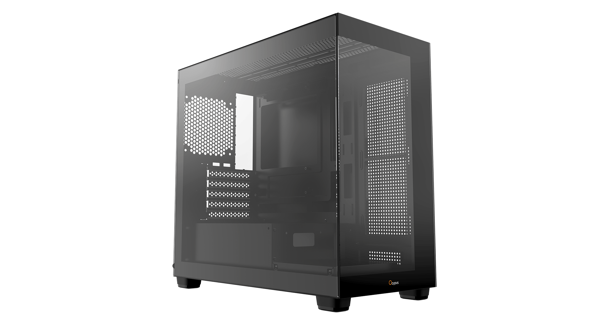 Корпус Ocypus Gamma C52 BK mATX/ITX 3xUSB Черный Gamma-C52-BKD000XX-GL
