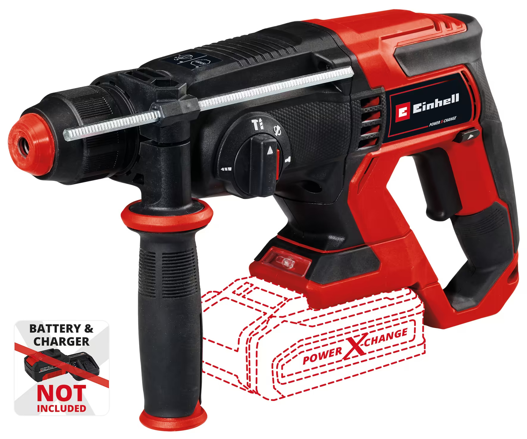 Аккум. Перфоратор SDS-Plus Einhell TE-HD 18/20 Li - Solo (4514260)