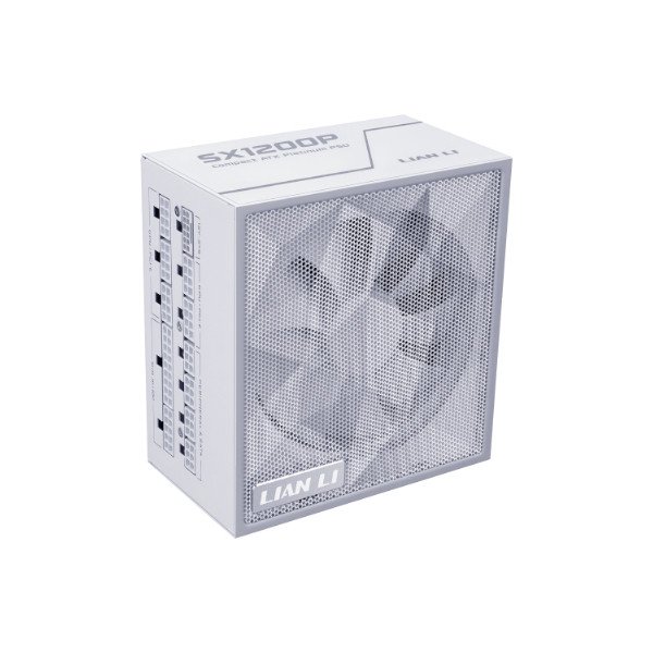Блок питания Lian Li 1200W, SX1200P, Full Modular, 80+ PLATINUM, КПД 94%, Белый, G9P.SX1200P.W000.EU