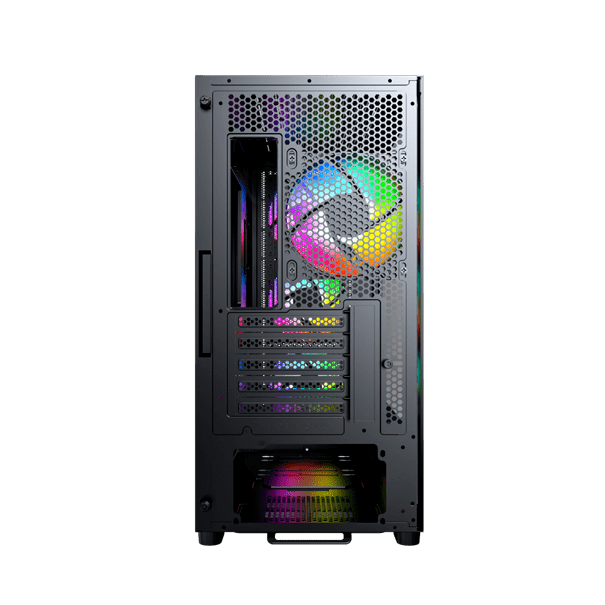 Корпус Montech X5M (B) Micro-ATX/Mini-ITX 1xUSB3.0 1xUSB2.0 1xType-C 1xAudio Черный