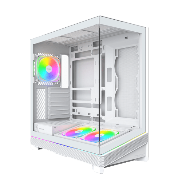 Корпус Montech SKY 3 (W) ATX/Micro-ATX/Mini-ITX (Back-Connected MB) 2xUSB3.0 1xType-C 1xAudio Белый