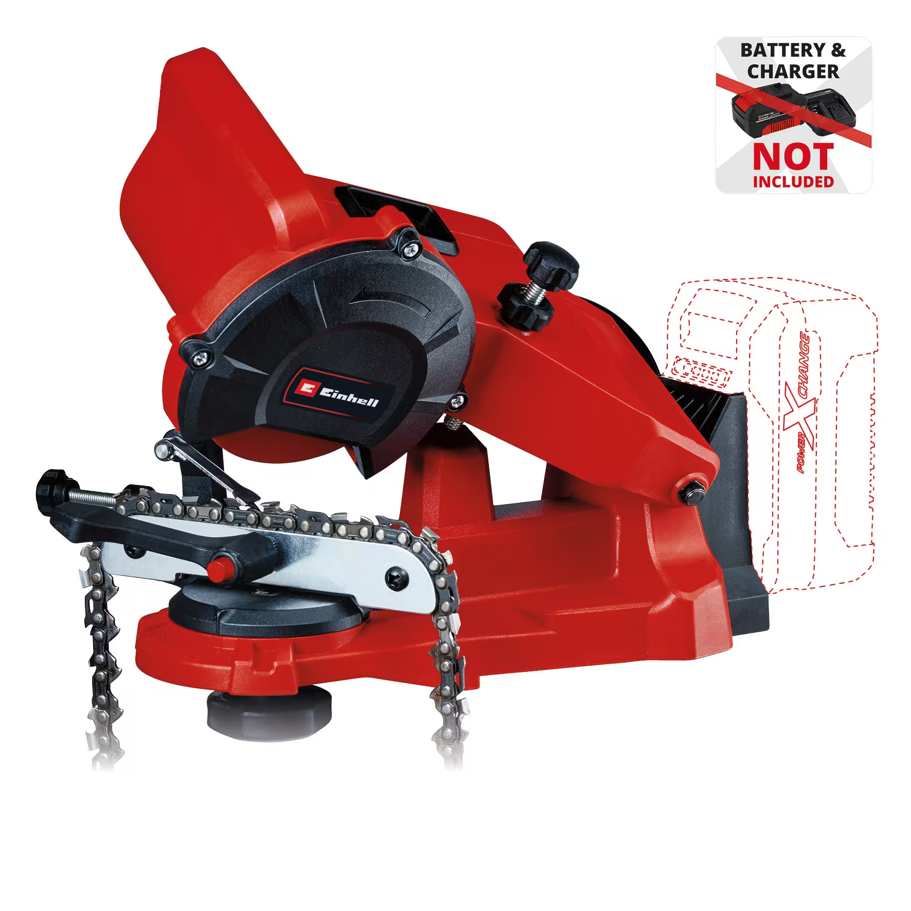 Аккум. Станок для заточки цепей Einhell GE-CS 18 Li-Solo (4499940)