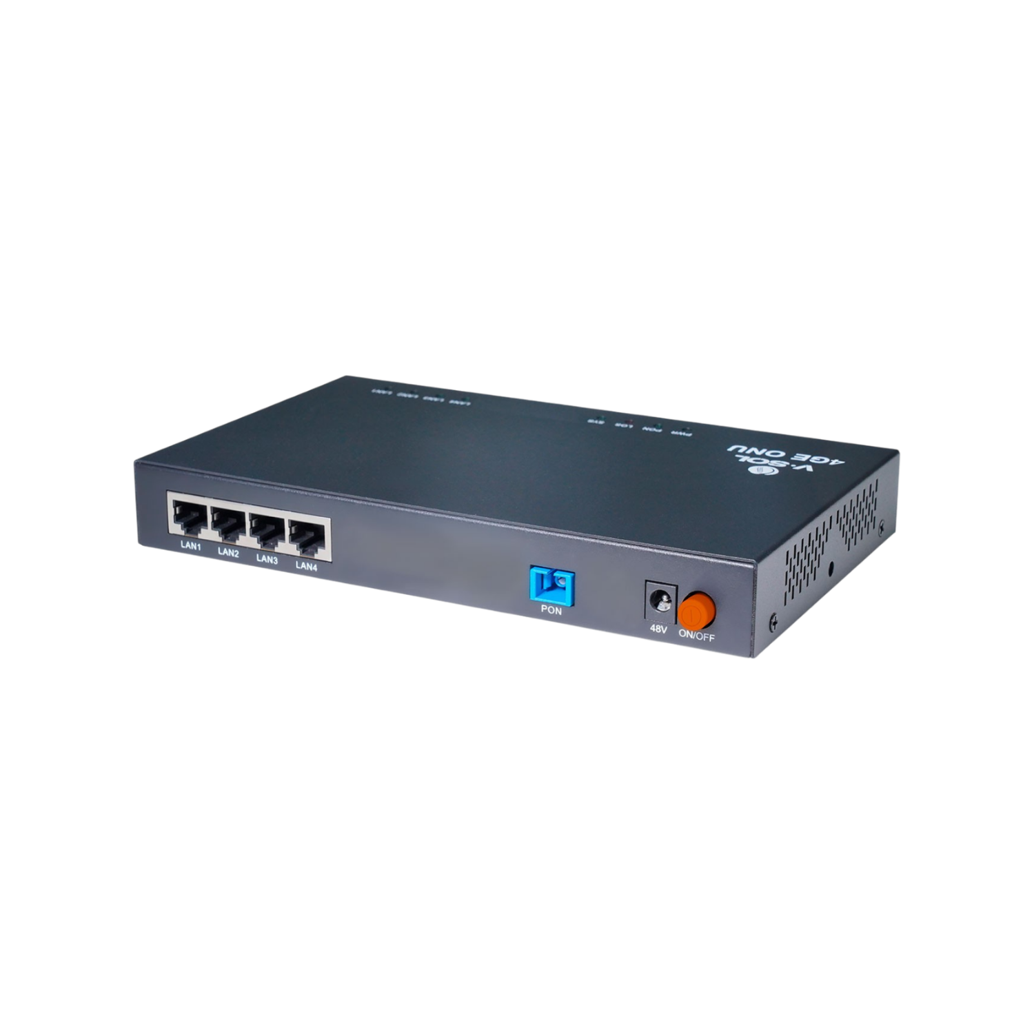 V-SOL V2804-4GL-PSE — Абонентский XPON ONT-терминал с PoE+ (4× GE PoE+ 802.3at/af, SC/UPC, 60W)