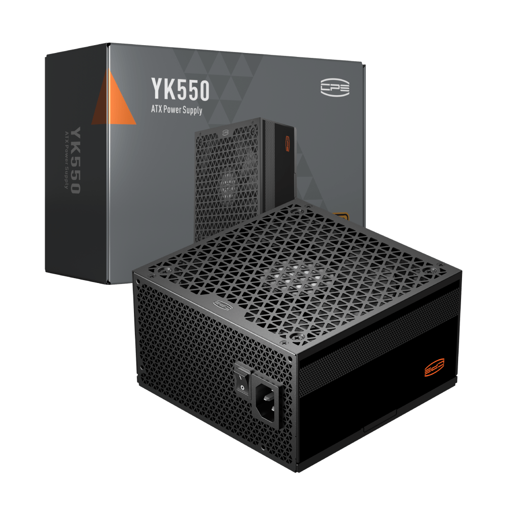 Блок питания PCCooler  550W, YK550, Non Modular, 80+ BRONZE, ≥86.5%, Fan 135mm, Черный, P5-YK550-B1F