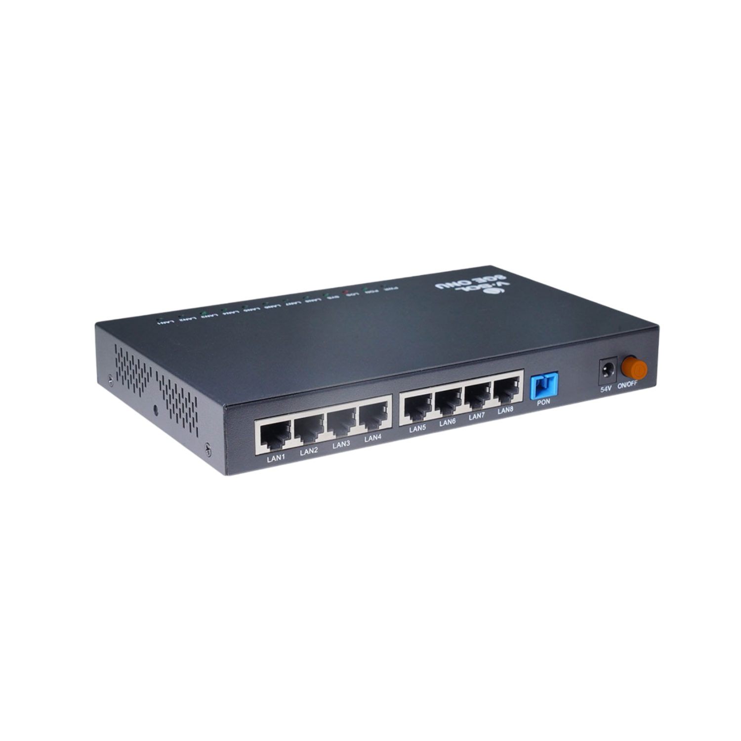 V-SOL V2808-8GL-PSE — Многопортовый XPON MDU ONT-терминал с PoE+ (8× GE PoE+ 802.3at/af, SC/UPC, 130W)