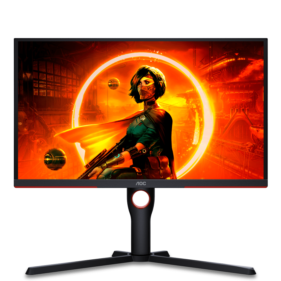 Монитор Игровой 24,5" AOC 25G3ZM/BK VA 1920x1080 240Hz 1ms 300cdm 3000:1 2xHDMI DP HAS Черный