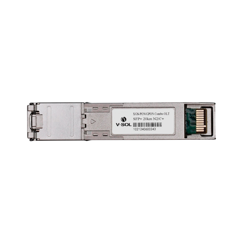 V-SOL XGS-PON & GPON Combo OLT SFP+ (N2a/C+) — Оптический трансивер (10G/10G & 2.5G/1.25G, SC/UPC, 20 км)