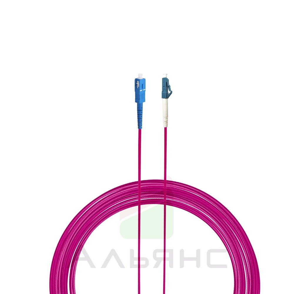 Патчкорд SC/UPC-LC/UPC   2мм MM 50/125 OM4 Simplex - 1 м