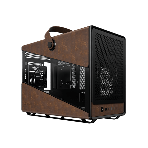 Корпус Montech Heritage PRO (B) Micro-ATX/Mini-ITX (Back-Connected MB) 2xUSB 1xType-C 1xAudio Черный