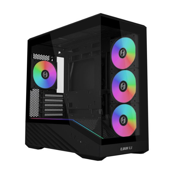 Корпус Lian Li Vector V100 MINI mATX/ITX 2xUSB3.0, USB3.1 Type-C, 4x120mm ARGB Black G99.V100RMIX.00