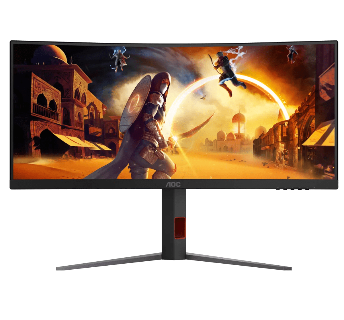 Монитор Игровой 34" AOC CU34G4Z/01/00 VA 3440x1440 240Hz 1ms 400cd/m2 Curved 1500R 2xHDMI 1xDP